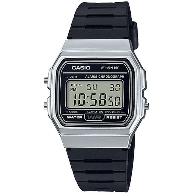 Retro Men's Digital Wrist Watch, F-91WM