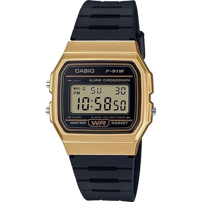 Retro Men's Digital Wrist Watch, F-91WM