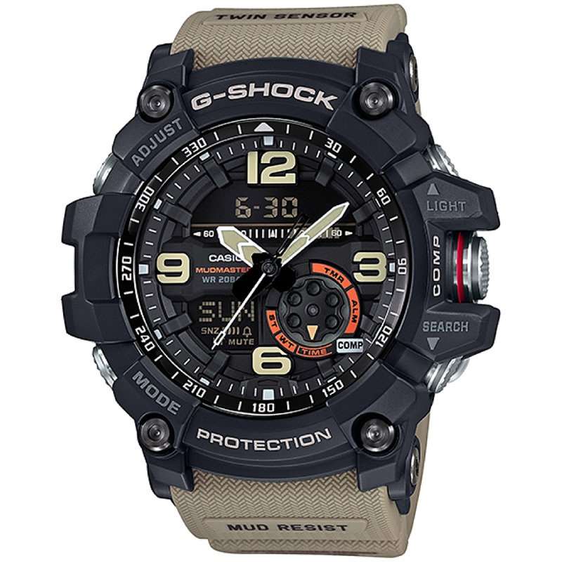 G-Shock Mudmaster 200m AnaDigi Twin Sensor Wrist Watch, GG-B100