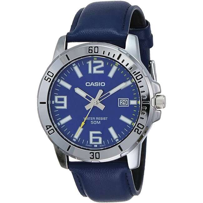 Standard Men's 50m Analogue Wrist Watch, MTP-VD01L