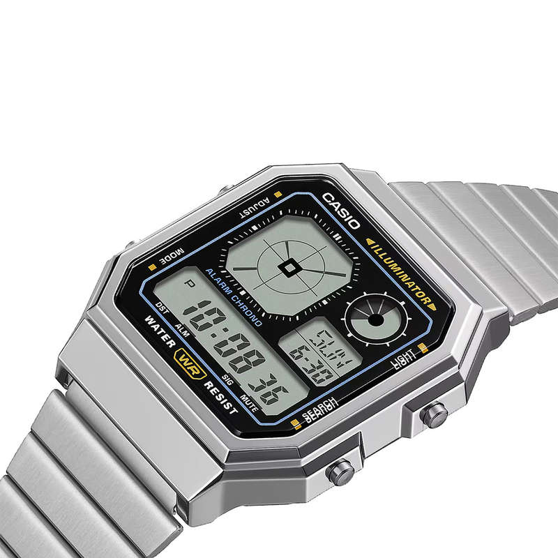 Retro Digital Wrist Watch, A130WE