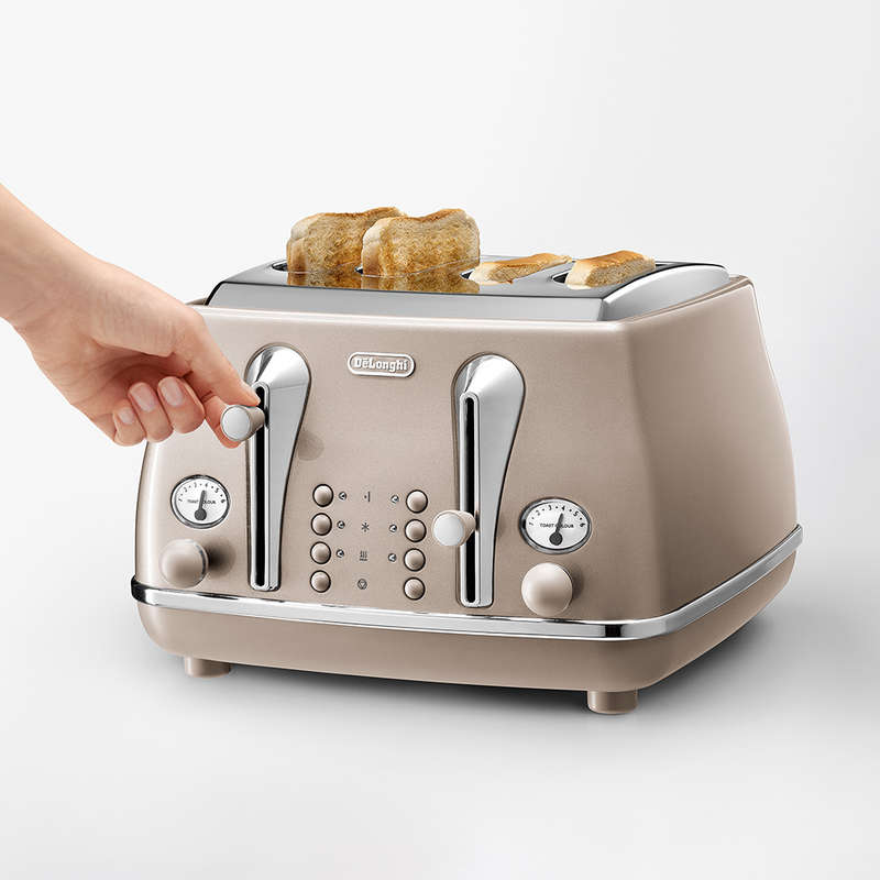 Icona Metallics 4 Slice Toaster
