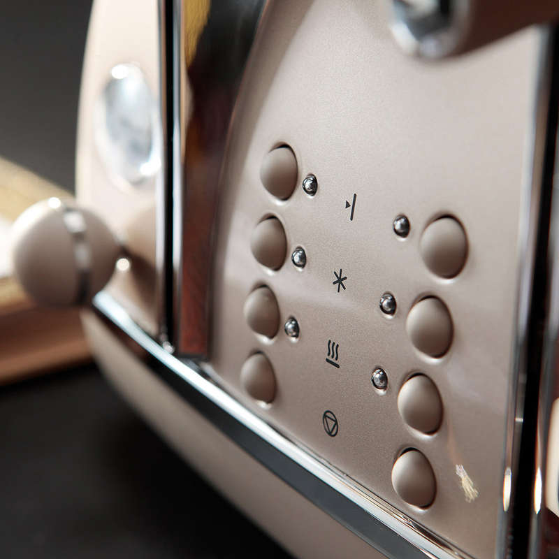 Icona Metallics 4 Slice Toaster