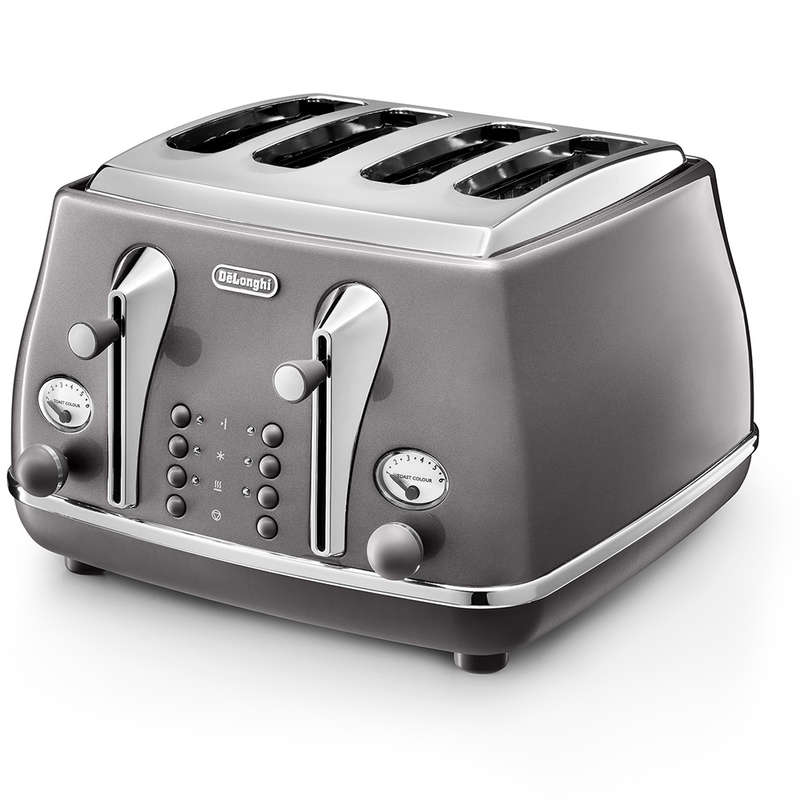 Icona Metallics 4 Slice Toaster