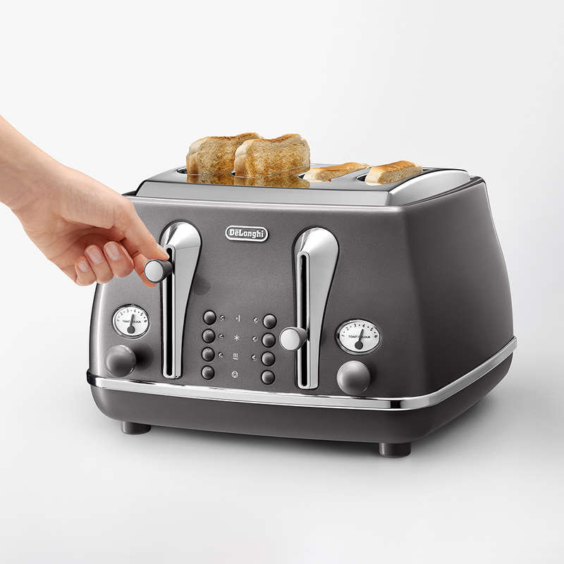 Icona Metallics 4 Slice Toaster