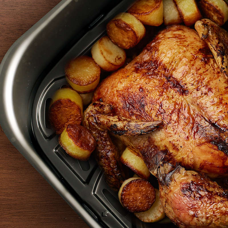 kHealthy Black Digital Airfryer, 7L