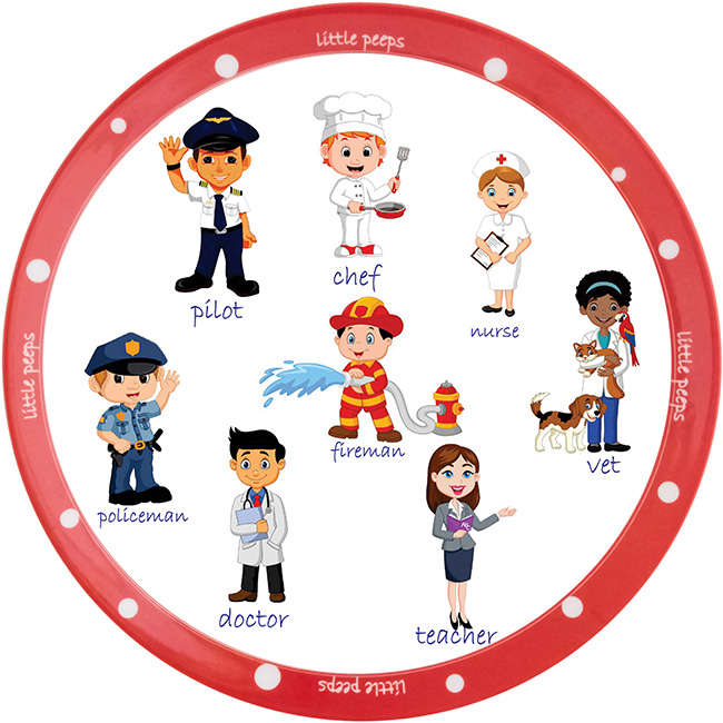 Little Peeps Melamine Plate, 20cm