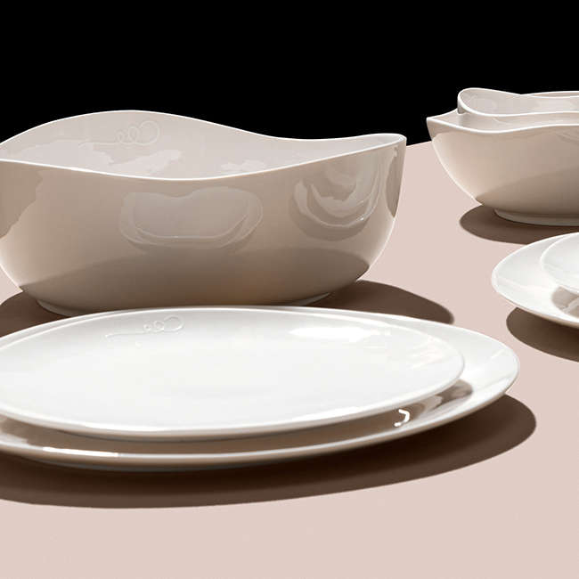 Organic Dinner Plates, Set of 4