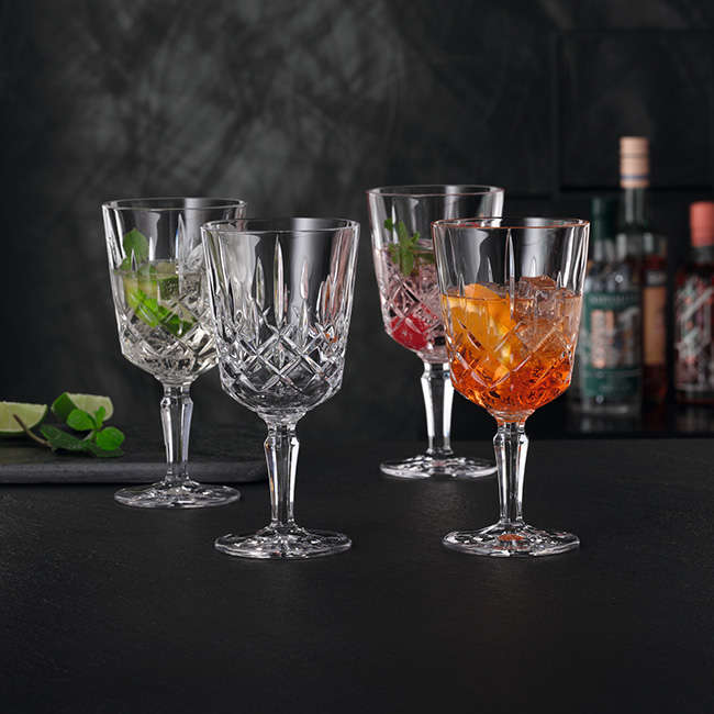 Noblesse Cocktail Wine Glasses, Set Of 4