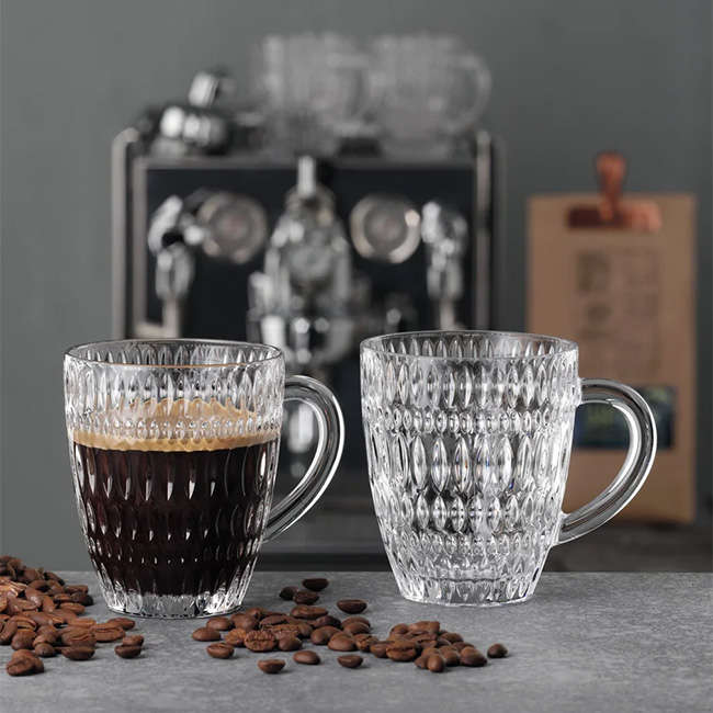 Ethno Barista Coffee Mugs, Set of 2