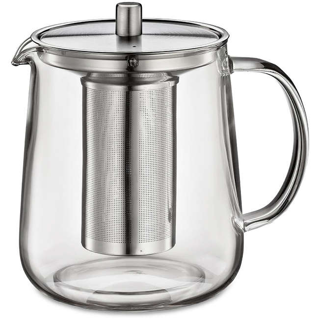Assam Glass Teapot With Infuser, 1L