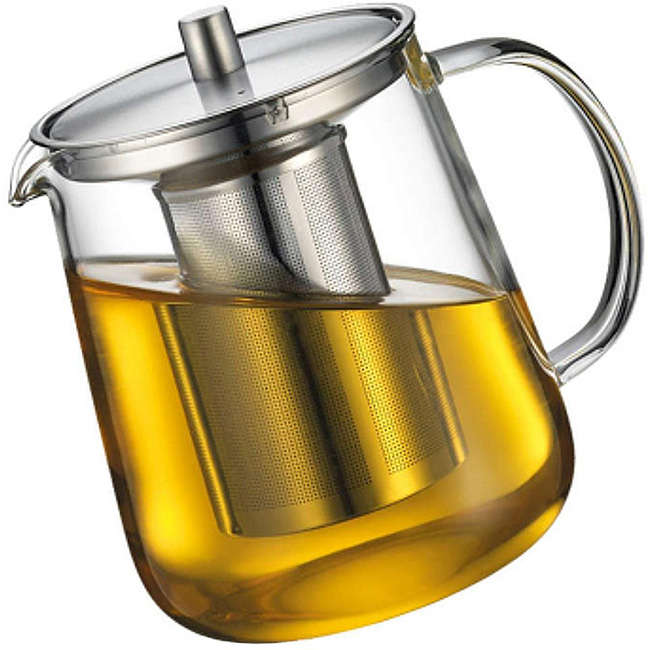 Assam Glass Teapot With Infuser, 1L