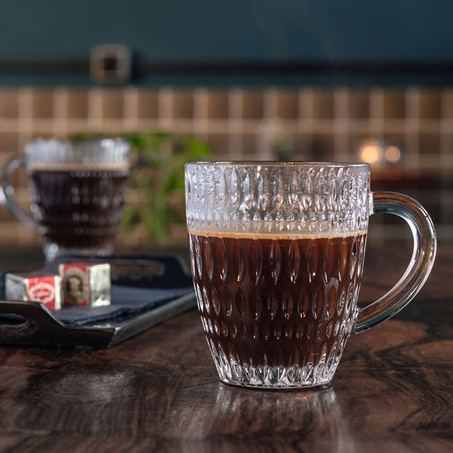 Ethno Barista Coffee Mugs, Set of 2