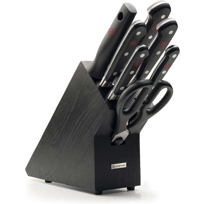 Classic 7 Piece Knife Set in Ash Block