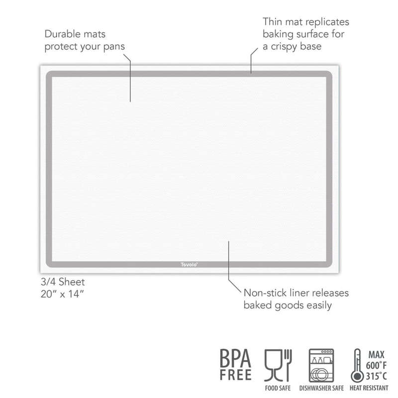 TrueBake Silicone Baking Mat, 51cm x 35.5cm