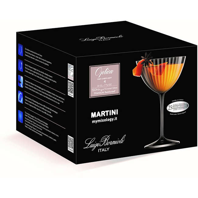 Optica 220ml Martini Glasses, Set of 4