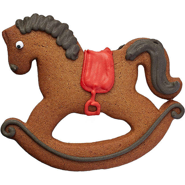 Stainless Steel Rocking Horse Cookie Cutter, 7cm