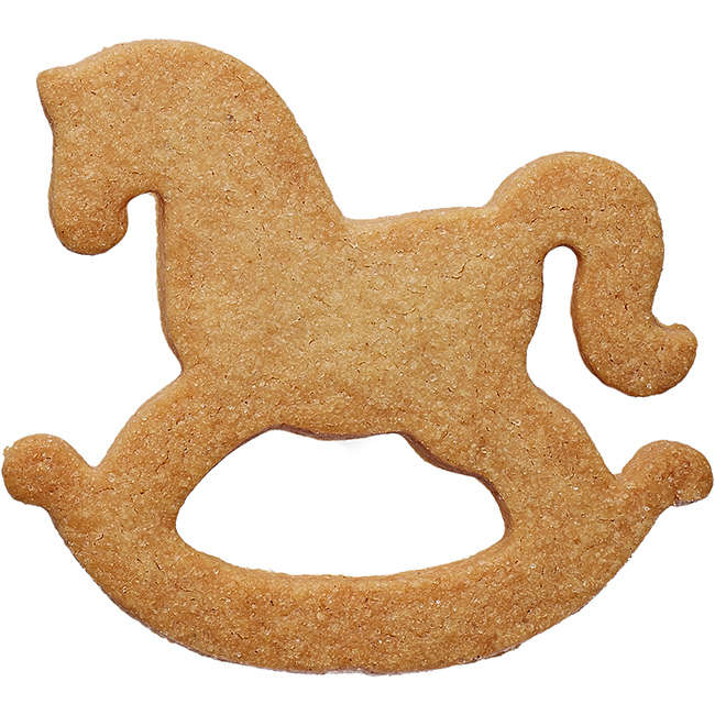 Stainless Steel Rocking Horse Cookie Cutter, 7cm