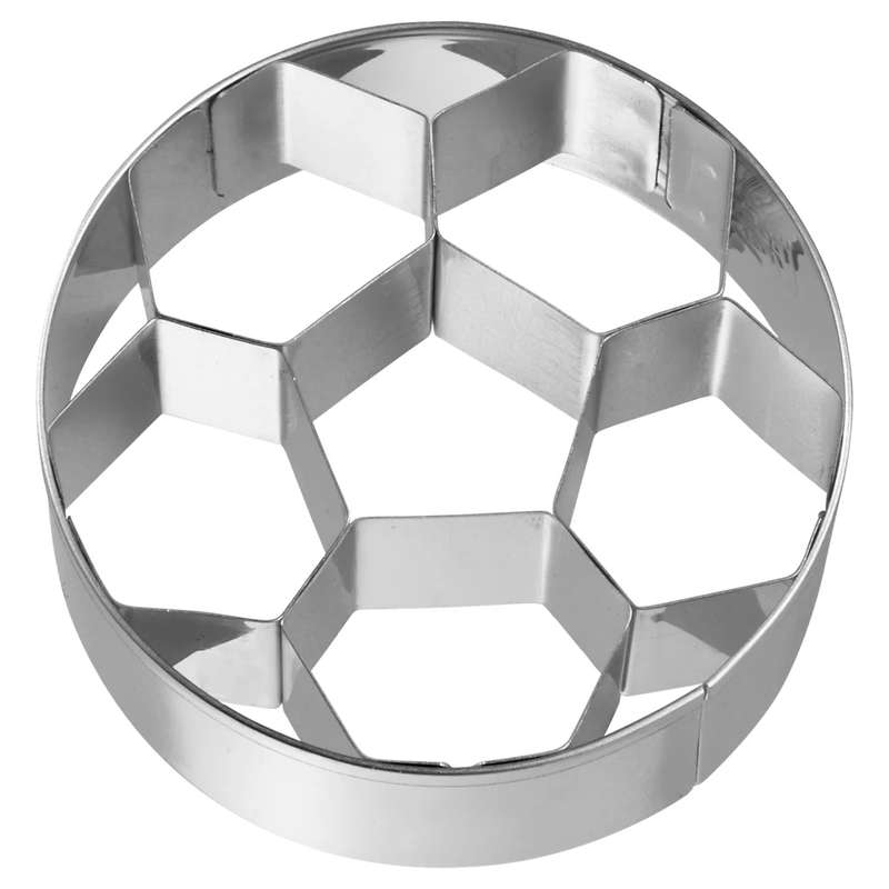 Stainless Steel Football Cookie Cutter, 6.5cm