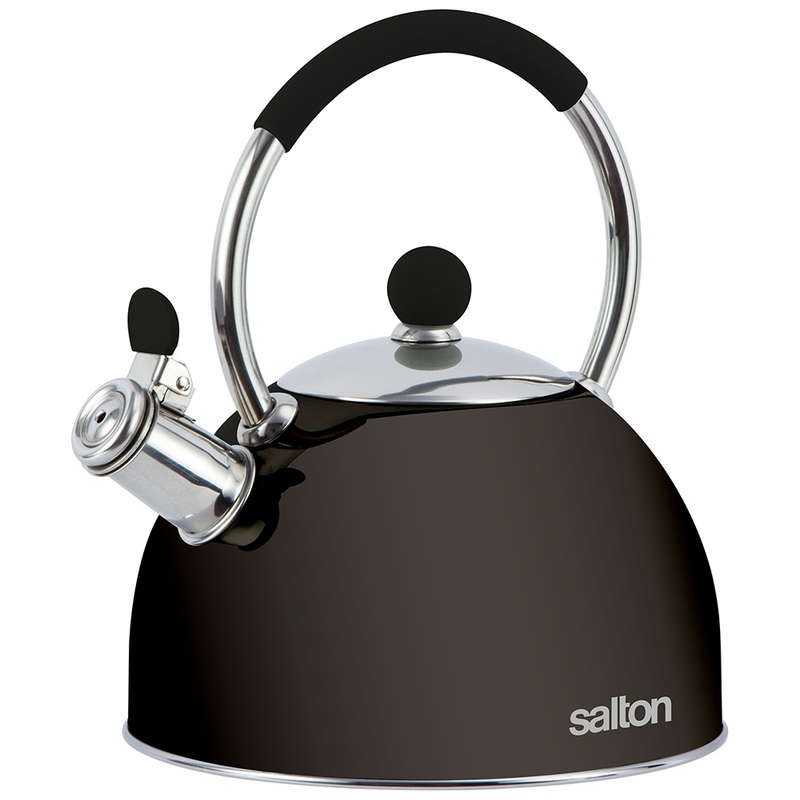 Black Stainless Steel Stovetop Kettle, 2.5L