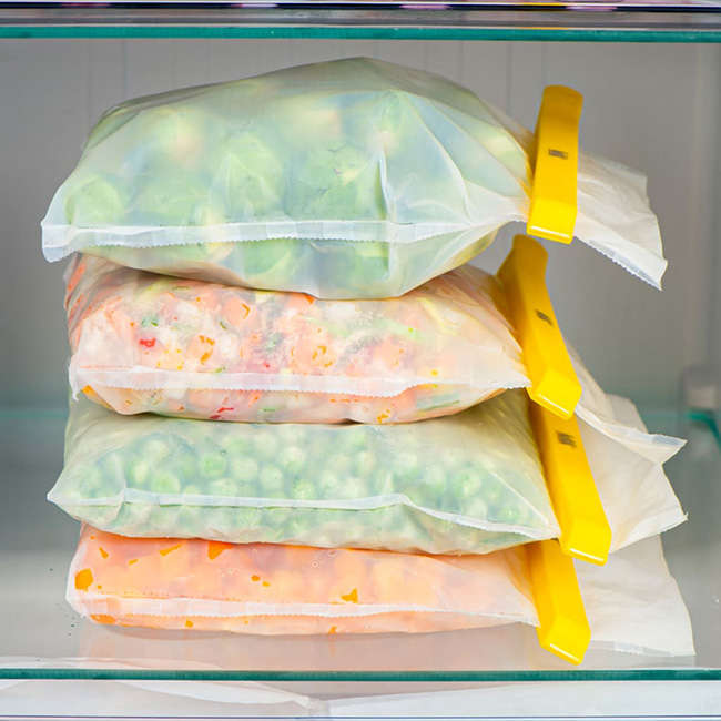 Reusable Freezer Bags, Set of 4