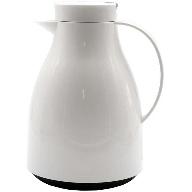 Double Walled Stainless Steel White Vacuum Jug, 2L