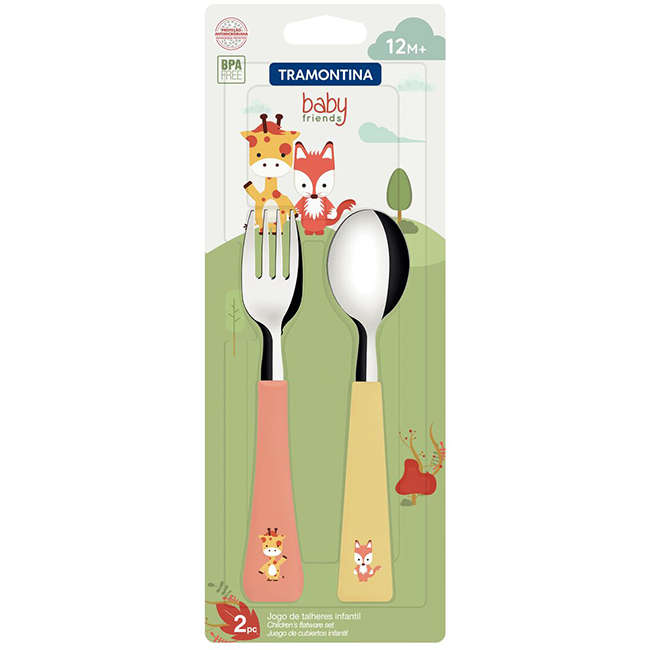 Baby Friends Children's Cutlery Set, 2pc