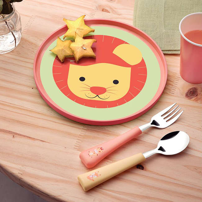 Baby Friends Children's Cutlery & Plate Set, 3pc