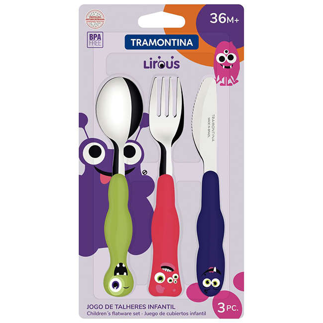 Lirous Children's Cutlery Set, 3pc