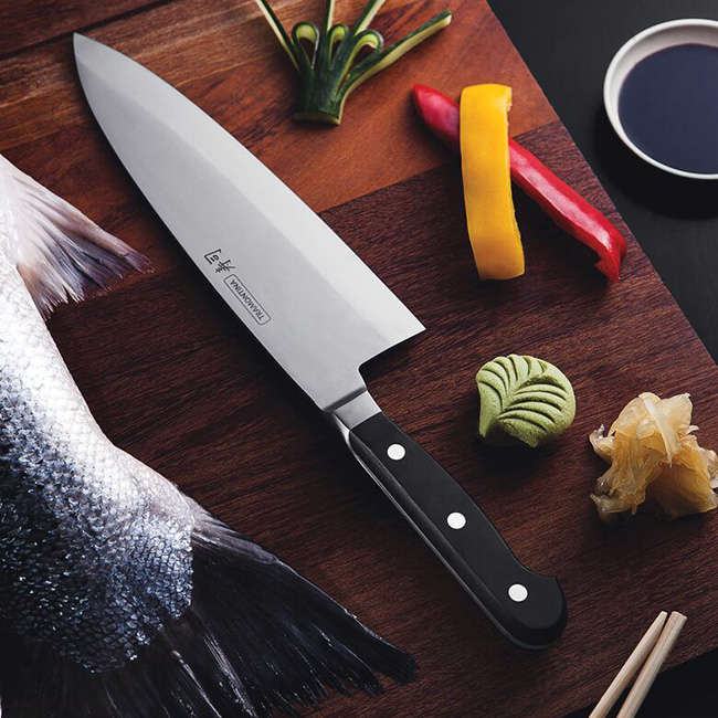 Sushi Gold Deba Knife, 20cm