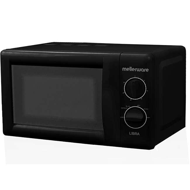 Libra Manual Microwave Oven, Black, 20L
