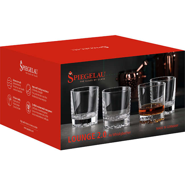 Lounge Whiskey Glasses, Set Of 4