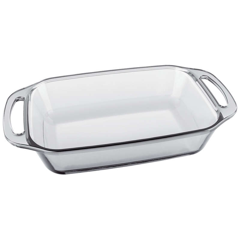 Seletta Large Glass Rectangular Roaster With Handles, 3.5L