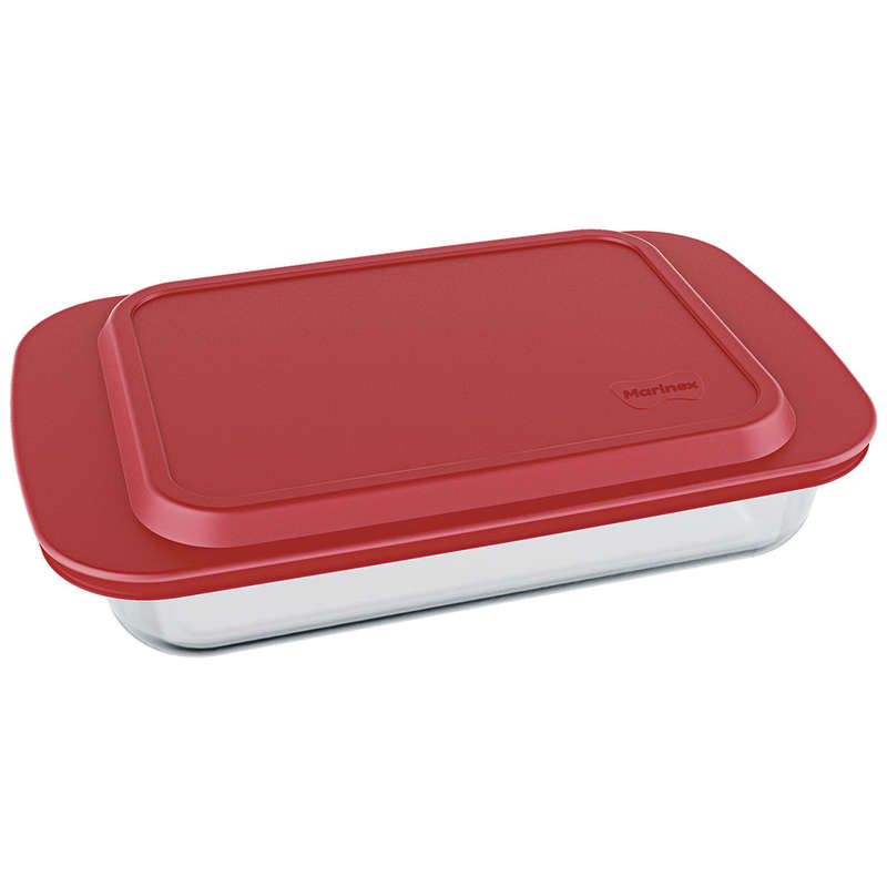 Rectangular Roaster &amp; Plastic Lid, 40cm