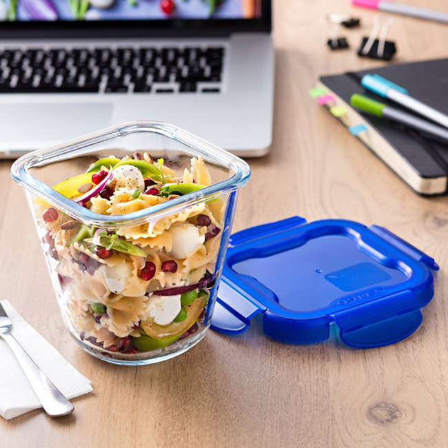 Cook & Go High Salad Container With Lock Lid, 800ml