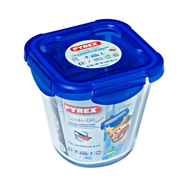 Cook & Go High Salad Container With Lock Lid, 800ml