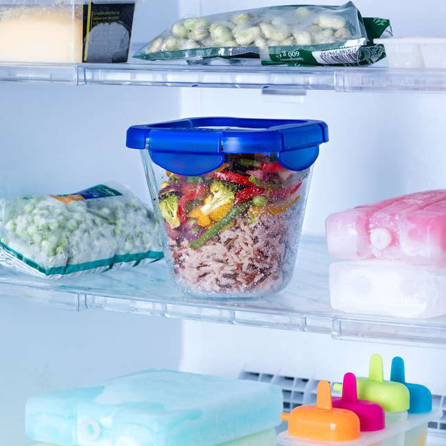 Cook & Go High Salad Container With Lock Lid, 800ml