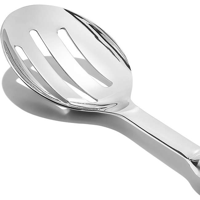 Stainless Steel Slotted Serving Spoon With Non-Slip Touchpoint Grip