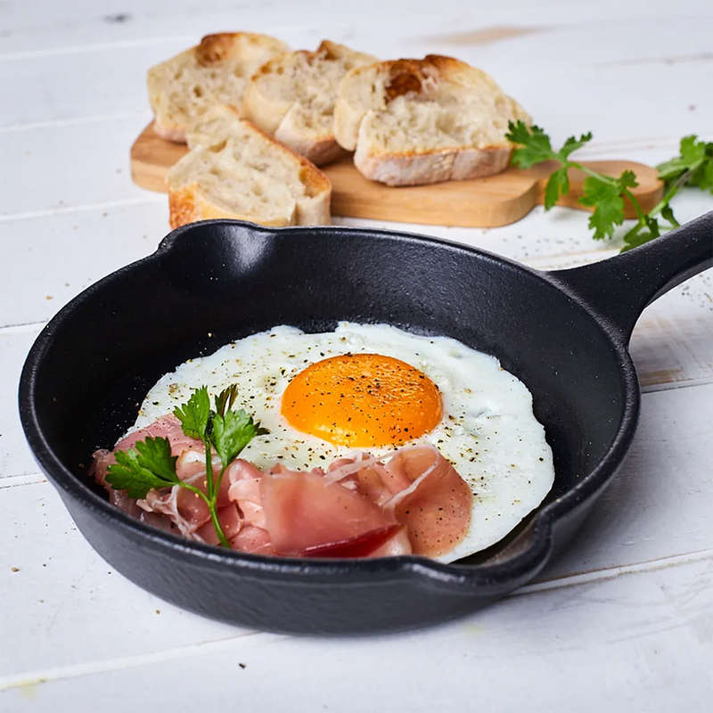 Enamelled Cast Iron Skillet