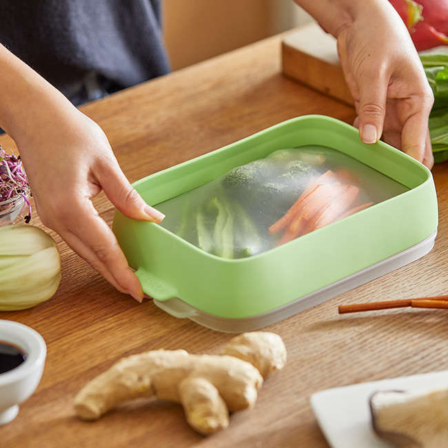 Reusable Seal Food Storage Tray