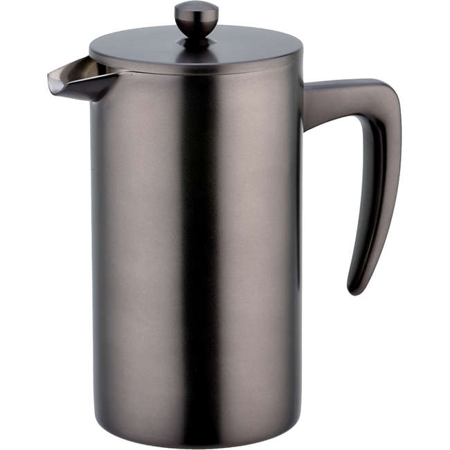 Sidamo 8 Cup Double Walled Stainless Steel Coffee Plunger, 1L