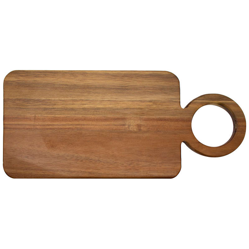 Acacia Wood Rectangular Paddle Board, 34.5cm