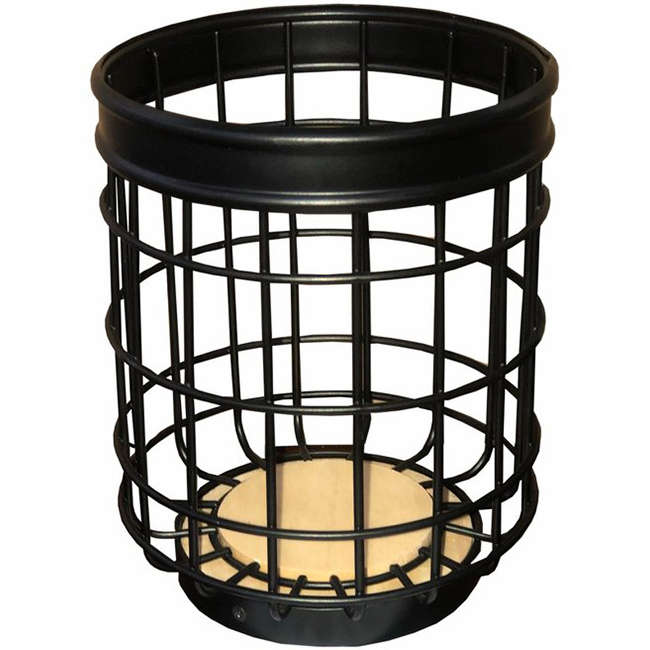 Black & Wood Utensil Holder