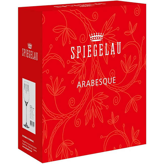 Arabesque White Wine Glasses, Set of 2