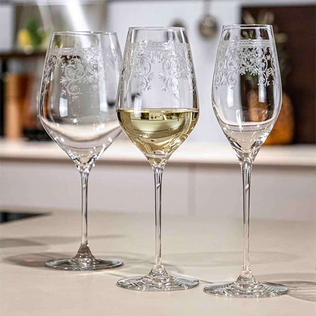 Arabesque Champagne Glasses, Set of 2