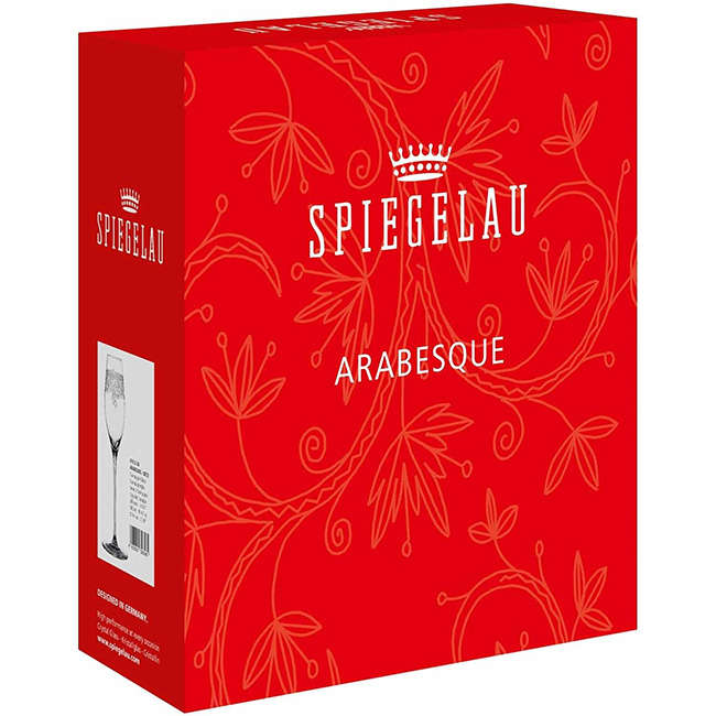 Arabesque Champagne Glasses, Set of 2