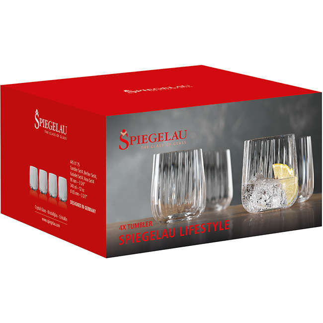 Lifestyle Tumblers, Set Of 4