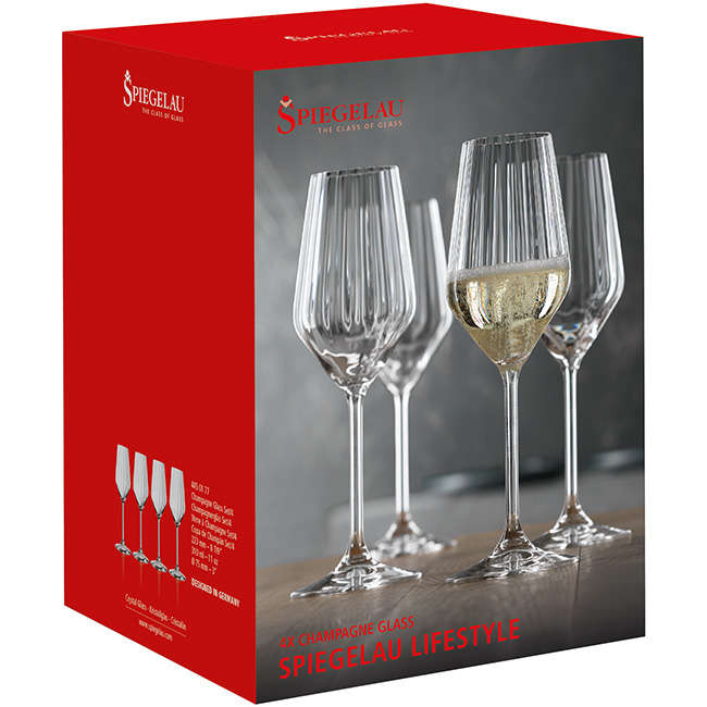 Lifestyle Champagne Glasses, Set Of 4