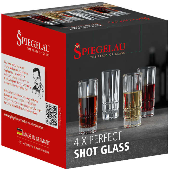 Perfect Serve Shot Glasses, Set Of 4