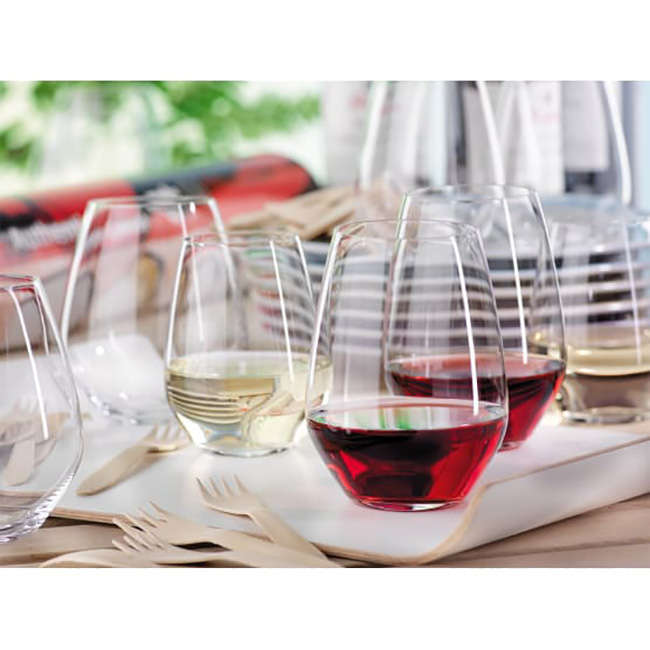 Authentis Casual Stemless Red Wine Glasses, Set of 6